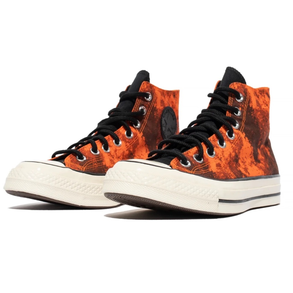 CONVERSE MENS High Tops CHUCK 70 GTX HI SHOES 'BOLD MANDARIN/ EGRET' Sneakers - Picture 2 of 16